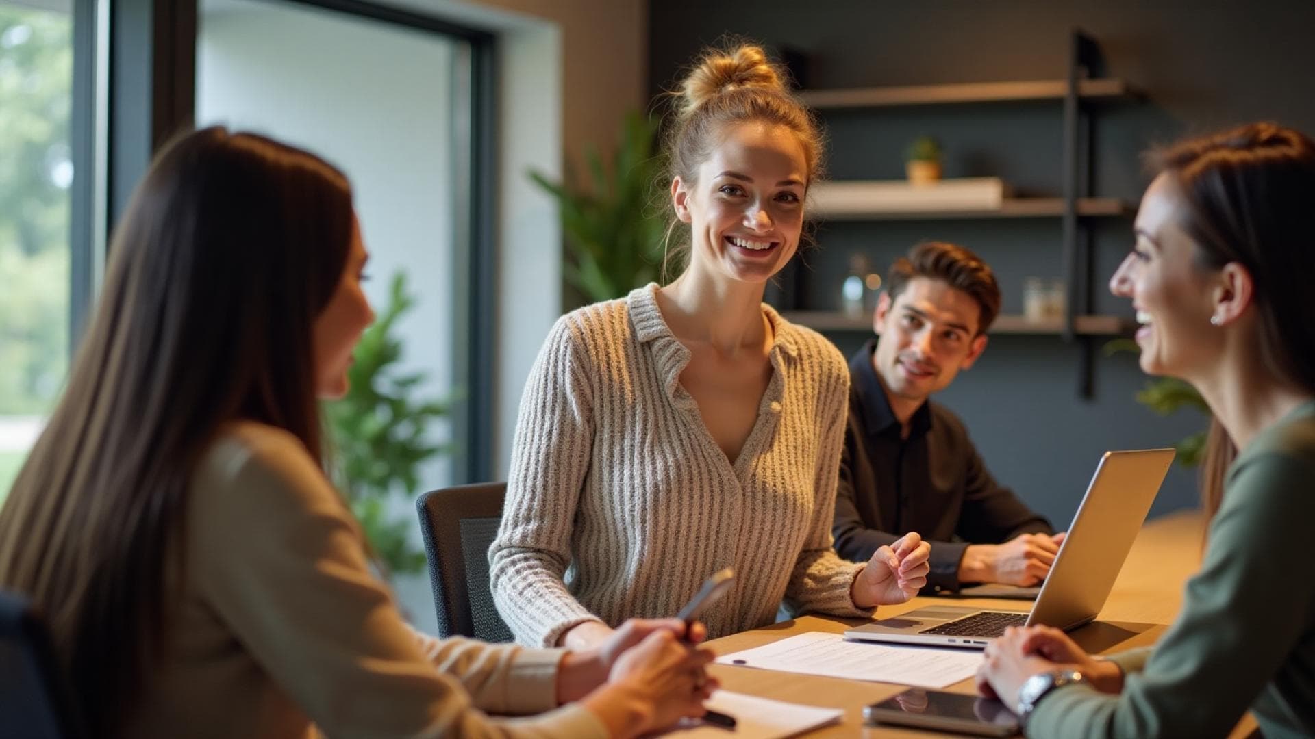 Team collaborating on onboarding